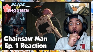 Chainsaw Man Episode 1 Reaction | I THINK WE FOUND OUR NEW ANIME OF THE YEAR BOYS!!!