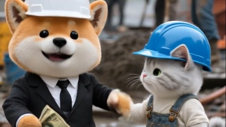 Ayah kucing menganggur duduk sendirian di dermaga, sementara ibu kucing berhujan-hujanan mencari unt