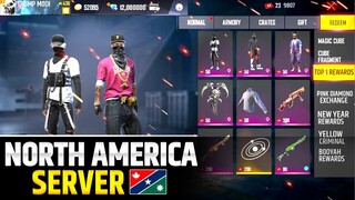 THE REALITY OF NORTH AMERICA SERVER 🇺🇸😱🔥 || FREE DIAMONDS, FREE CUSTOM CARD || GARENA FREE FIRE