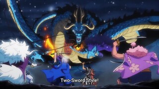 Akazaya Nine uses Oden's technique to kill Kaido || ONE PIECE Ep 1004