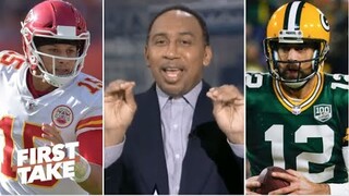 Mahomes or Rodgers? - Stephen A. breaks 1-seed more important to Chiefs or Packers? - FIRST TAKE