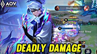 AOV : ROURKE GAMEPLAY | DEADLY DAMAGE - ARENA OF VALOR LIÊNQUÂNMOBILE ROV COT