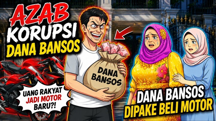 AZAB RT KORUPSI DANA BANSOS - UANG WARGA DIPAKE BELI MOTOR - DRAMA ANIMASI