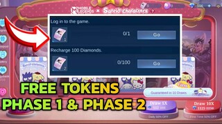 Free Tokens Sanrio X MLBB events || Mobile Legends Bang Bang || MLBB