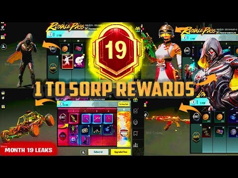 MONTH 19 ROYAL PASS // 1 TO 50 RP REWARDS // M19 ROYAL PASS LEAKS ( M19 ROYAL PASS PUBG MOBILE/BGMI🔥