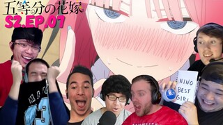 NINO GANG ! QUINTESSENTIAL QUINTUPLETS SEASON 2 EPISODE 7 BEST REACTION COMPILATION