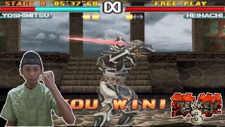 UDAH MULAI BIASA DENGAN YOSHIMITSU - TEKKEN 3 Arcade Gameplay