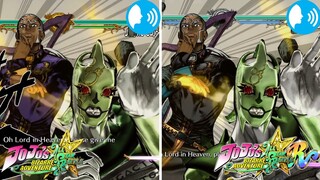 Made In Heaven Puccis Old Voice VS New Voice Comparison-JoJo's Bizarre Adventure All Star Battle R