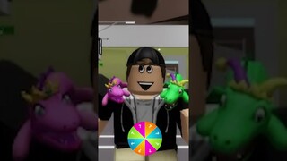 Roblox, BUT a WHEEL Chooses MY FATE! 😱 #roblox #shorts