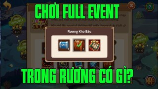 Hải Tặc Đại Chiến - CHƠI FULL SỰ KIỆN...VÀ GIẢI ĐÁP THẮC MẮC CHO ANH EM "RƯƠNG ĐỎ VỰC THẲM" CÓ GÌ ??