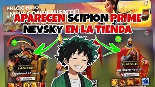 LOS MATAN TAN RAPIDO 💥 SCIPION Y NEVSKY A LA TIENDA - RISE OF KINGDOMS