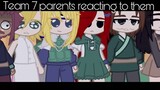 Team 7 parents reacting to them parte 1/1 (🇧🇷/🇪🇦/🇺🇲) ~ Naruhina/ Sasusaku ~