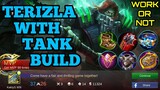 Terizla best tank build & gameplay Mobile legends 2019 ml