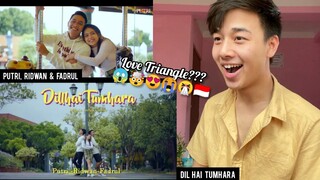 Putri Isnari, Ridwan, Muh. Fadrullah - Dil Hai Tumhara (COVER INDIA) | REACTION