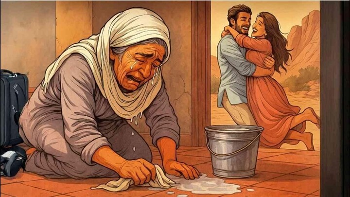 قصة الزوجة القاسية التي طردت حماتهافجعلها الله خادمة تحت قدميها! الله يمهل ولا ي