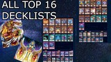 ALL TOP 16 DECKLISTS Post MAMA TOURNEY Yu-Gi-Oh! 2022