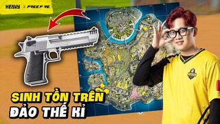 Thử thách sinh tồn trên ĐẢO THẾ KỶ chỉ bằng SÚNG LỤC | FREE FIRE