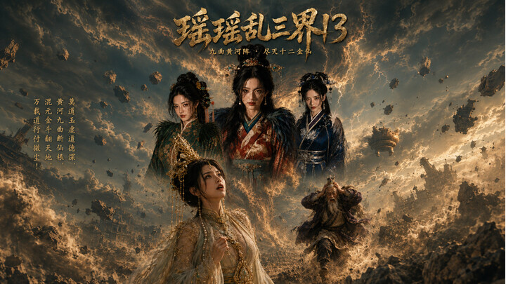 Pasukan Naga Kuning Sembilan Lengkung memusnahkan seluruh Dua Belas Xian Emas! Ran Deng meninggalkan