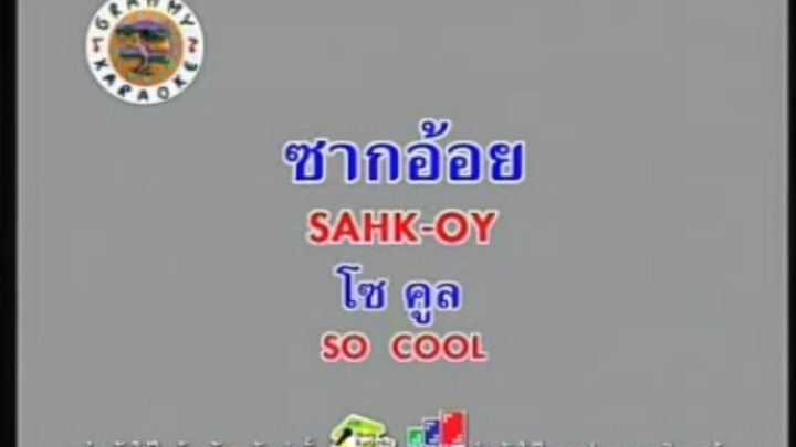 ซากอ้อย (Version.1) - SO COOL [MV KARAOKE STEREO]