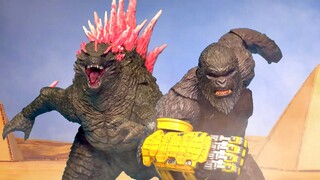 Godzilla x Kong: The New Empire | PART 2 | Stop motion Battle