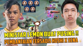 RRQ HOSHI X SENA TERLALU OP !!! CUMA MINISTAR RRQ LEMON BUAT LAWAN PUSING COKKK !! PANEN COKLAT NJIR
