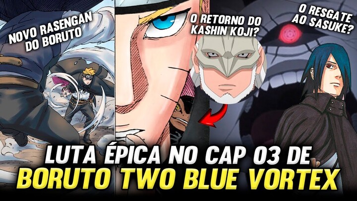 BOMBA! KASHIN KOJI VAI AJUDAR BORUTO A RESGATAR O SASUKE