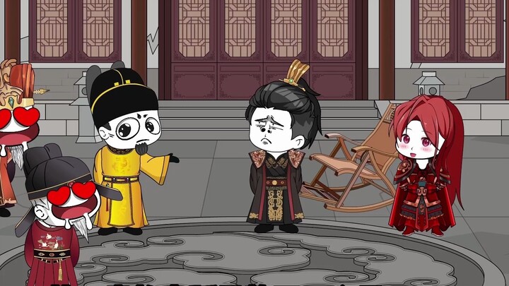 The emperor was almost beaten because he was too ugly#沙雕动漫#Traveling through the Tang Dynasty