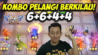 Pertarungan Sengit 7 BLESSING vs 7 BLESSING!! Kombo Rainbow Berkilau!! | Magic Chess Indonesia