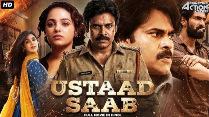 Ustaad Policewala Hindi Dubbed Full Movie Pawan Kalyan, Rana Daggubati, Nithya Action Movie