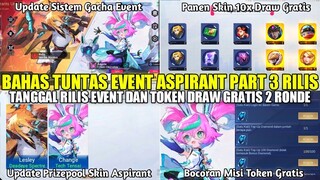 BAHAS TUNTAS EVENT ASPIRANTS LESLEY & CHANGE RILIS! TOKEN DRAW GRATIS 2 RONDE DIJAMIN SKIN EPIC