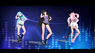 MMD Aphmau, Katelyn, and Kawaii~Chan {Disturbia}