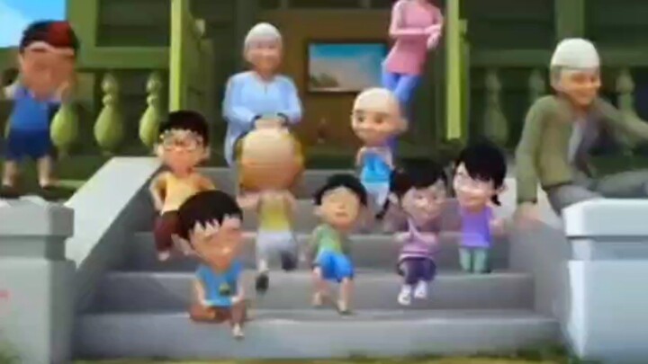 upin ipin sedang berkumpul