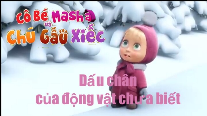 Cô bé masha và chú gấu xiếc tập 3: Dấu chân của động vật chưa biết | htv3 dreamtv lồng tiếng