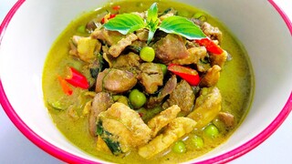 วิธีทำแกงเขียวหวานไก่ (สูตรนี้ใครทำก็อร่อยเข้มข้น ทำง่ายเครื่องไม่เยอะ) สไตล์ | ครัวบ้านๆ Channel