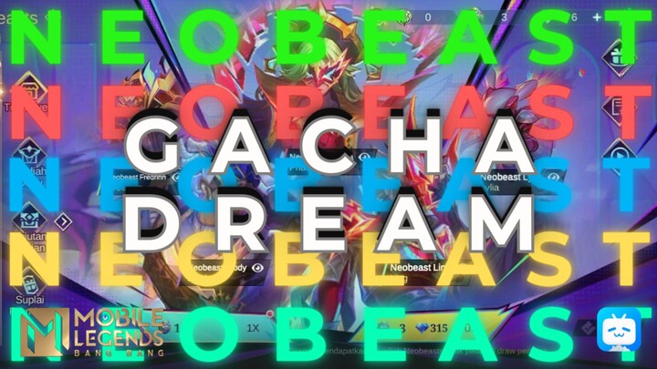GILA !!!! GACHA NEOBEAST, 3 SPIN 3 SKIN _<