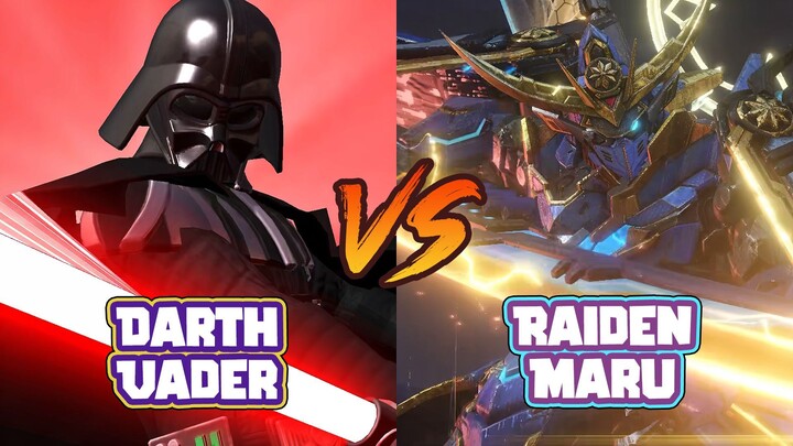 Argus - Raiden Maru collector titan skin V.S. Darth Vader Star Wars skin - MLBB - Skin Comparison