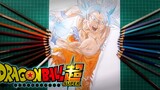 Drawing Goku  mode ultra insting || Dragon ball super