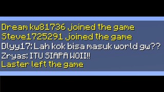 Aku Diam Diam Invite ORANG LAIN Ke World Survival TEMENKU Di Minecraft... (SAMPE MARAH)