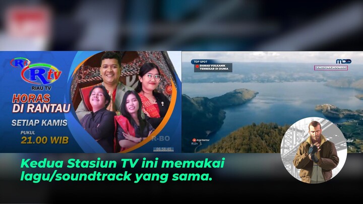 Kedua stasiun TV ini memakai lagu/soundtrack yang sama.