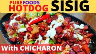 PUREFOODS HOTDOG SISIG | EASY PULUTAN AT ULAM IDEAS! | BAR RECIPE