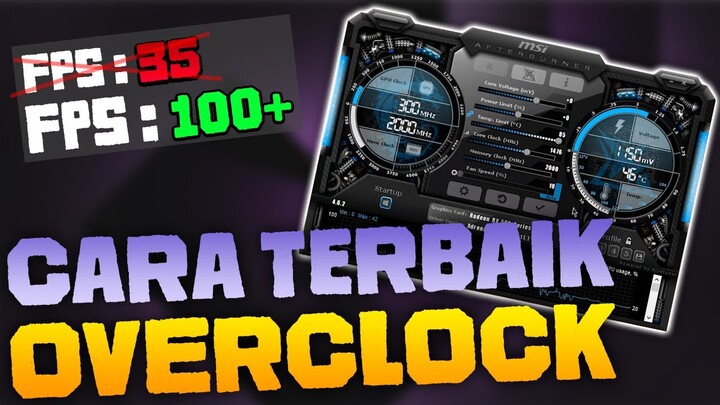 ⚠️ CARA OVECLOCK GPU LAPTOP & PC ⚠️ PERFORMA dan FPS +++