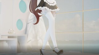 [Genshin Impact MMD/Hutao] Cute 😍 maid costume Hutao, who can resist this