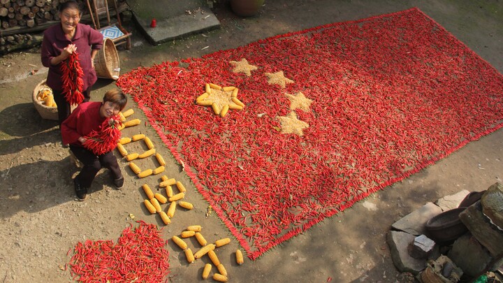 How fortunate I am to be born in China, to witness a century of history. May our mountains and river