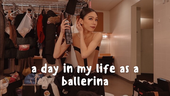 Ballerina Daily VLOG🩰| 放假前的最後一埸演出👏🏻 芭蕾舞者在劇場的一天🤍 演出片段分享🎞️ 自己上課熱身✨