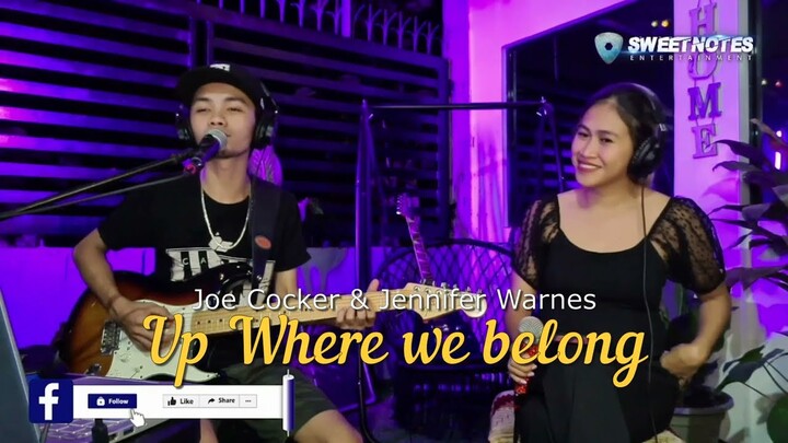 Up Where we Belong | Joe Cocker & Jennifer Warnes - Sweetnotes Cover