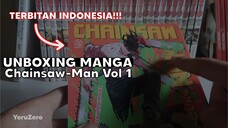 G1L4 KEREN!!! UNBOXING MANGA CHAINSAWMAN VOL 1 - M&C Gramedia | YoruZero