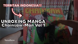 G1L4 KEREN!!! UNBOXING MANGA CHAINSAWMAN VOL 1 - M&C Gramedia | YoruZero