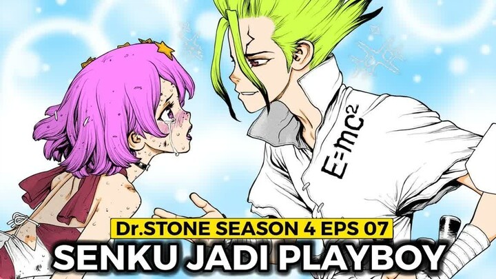 Dr.Stone Season 4 Episode 07  -  Kohaku Pergi Senku Cari Wanita Lain