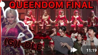 观看(G)I-DLE《LION》QUEENDOM总决赛的reaction视频