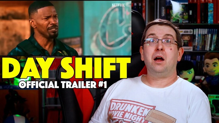 REACTION! Day Shift Trailer #1 - Jamie Foxx Movie 2022
